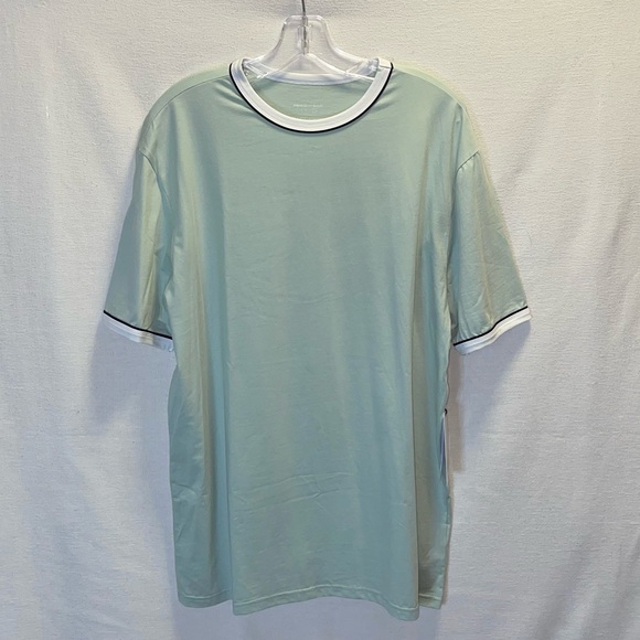 Paper Denim & Cloth Green Athletic T-Shirt - Picture 1 of 4